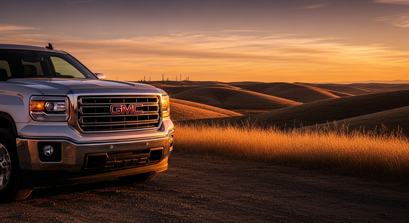 Used GMC Sierra truck driving near Bakersfield, CA