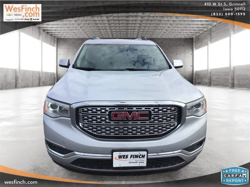 Used 2019 GMC Acadia Denali with VIN 1GKKNXLS7KZ189930 for sale in Grinnell, IA
