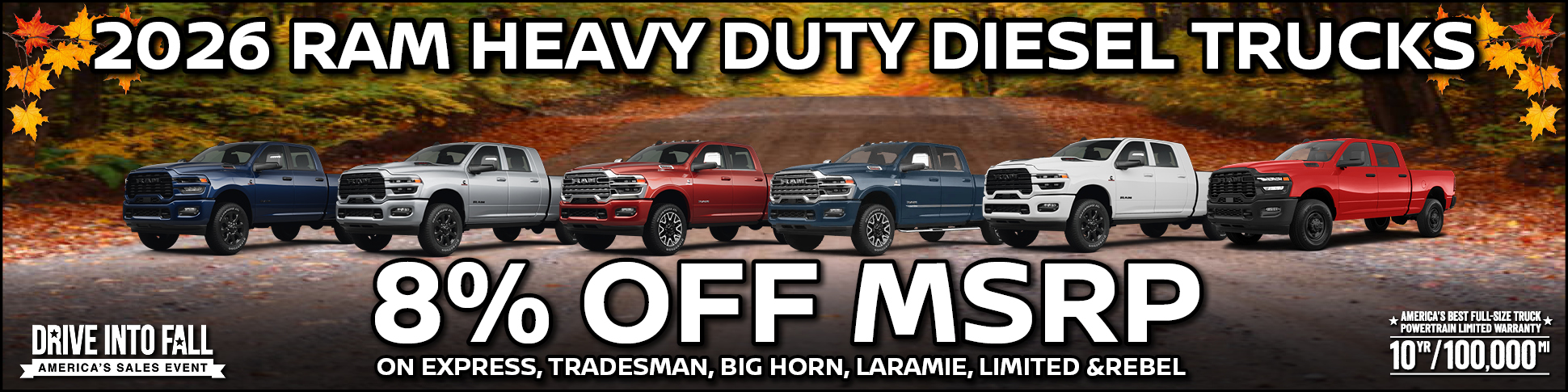2026 RAM HEAVY DUTY DIESEL TRUCKS