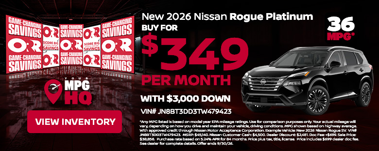 New 2026 Nissan Rogue