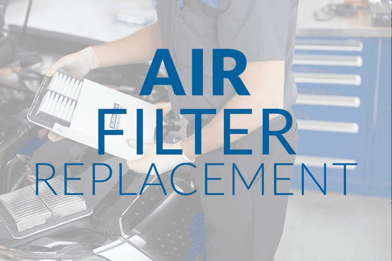Air filter replacement