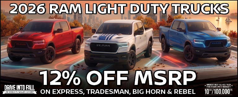 2026 RAM LIGHT DUTY TRUCKS