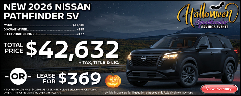 2026 Nissan Pathfinder SV