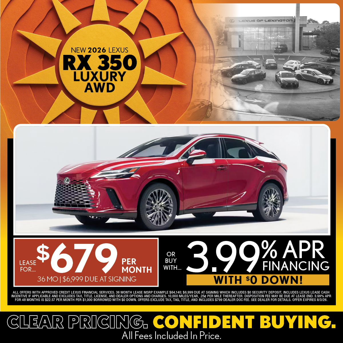 RX 350
PREMIUM AWD