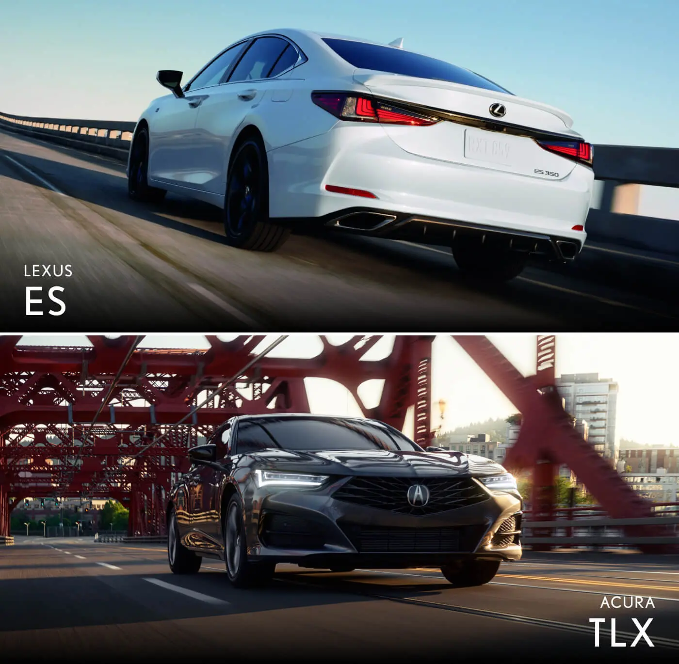 Lexus ES 350 vs. Acura TLX Engines & Performance