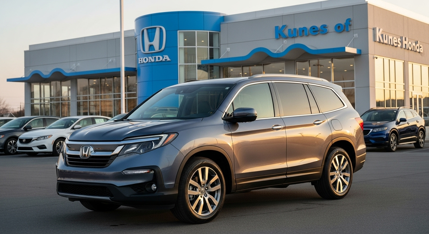 Explore the 2025 Honda Pilot at Kunes Honda of Quincy. Check out our inventory and find the perfect model for you. Shop New Hondas today!