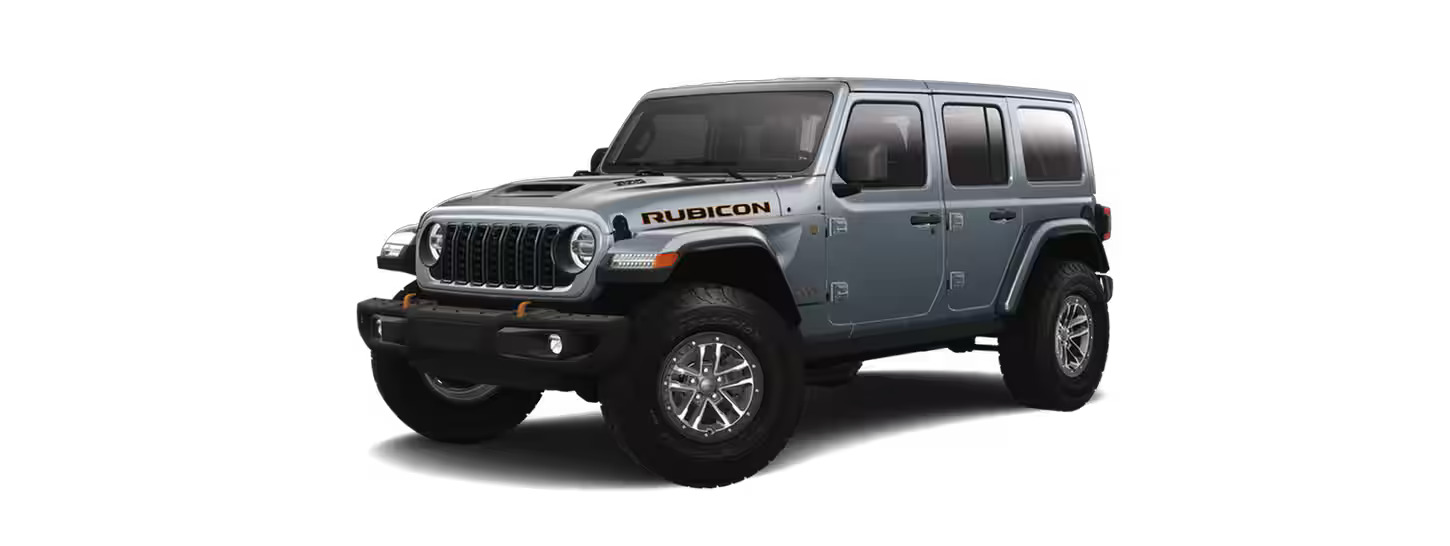 The Jeep Wrangler Rubicon 392 trim.