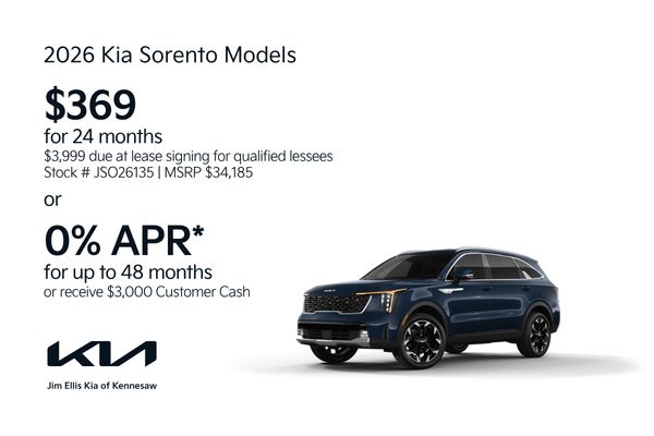2026 Kia Sorento Offers