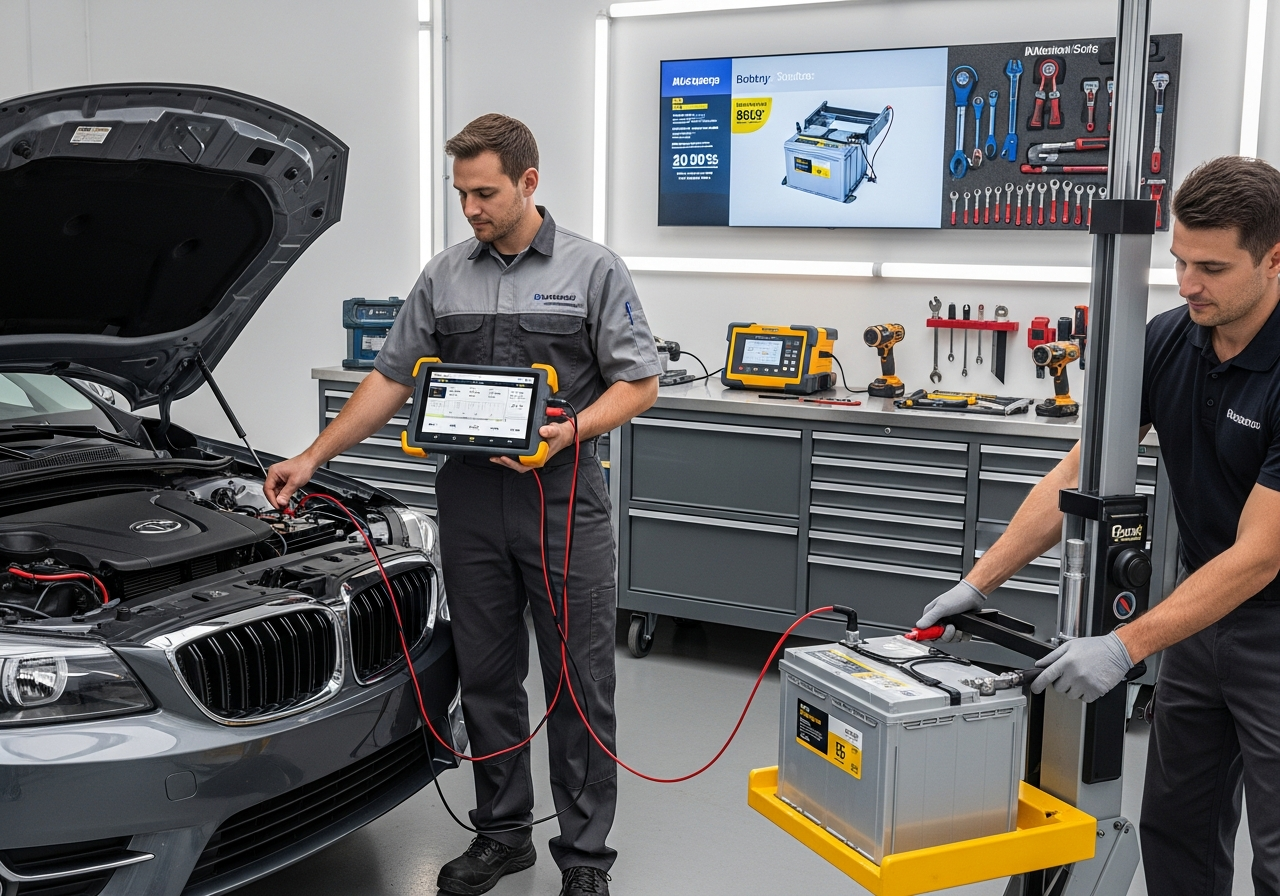 Customer scheduling vehicle service online with a laptop