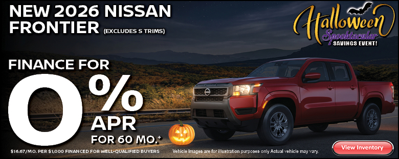 2026 Nissan Frontier (Excludes S Trim)