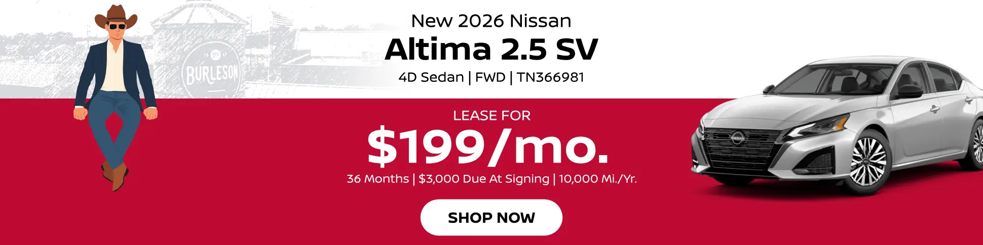 October Altima Lease