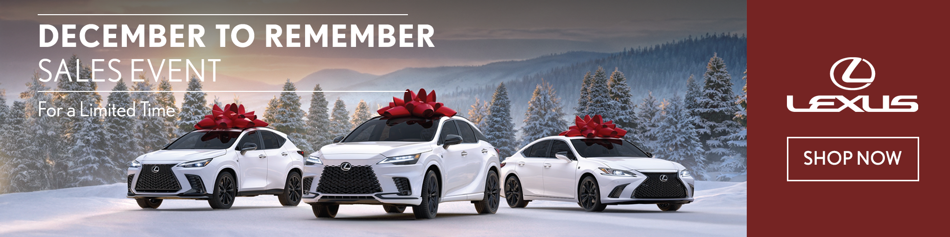 Lexus December to Remember Sales Event