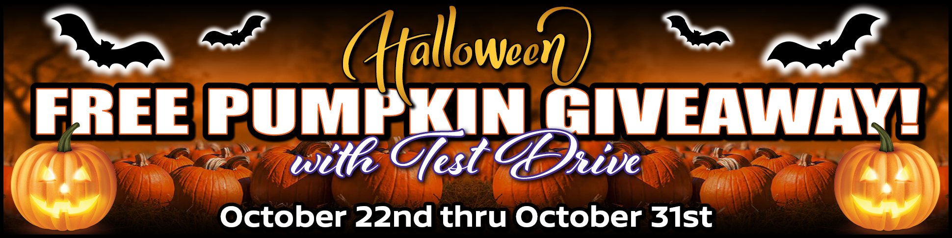 HEMET CDJR Pumpkin Giveaway