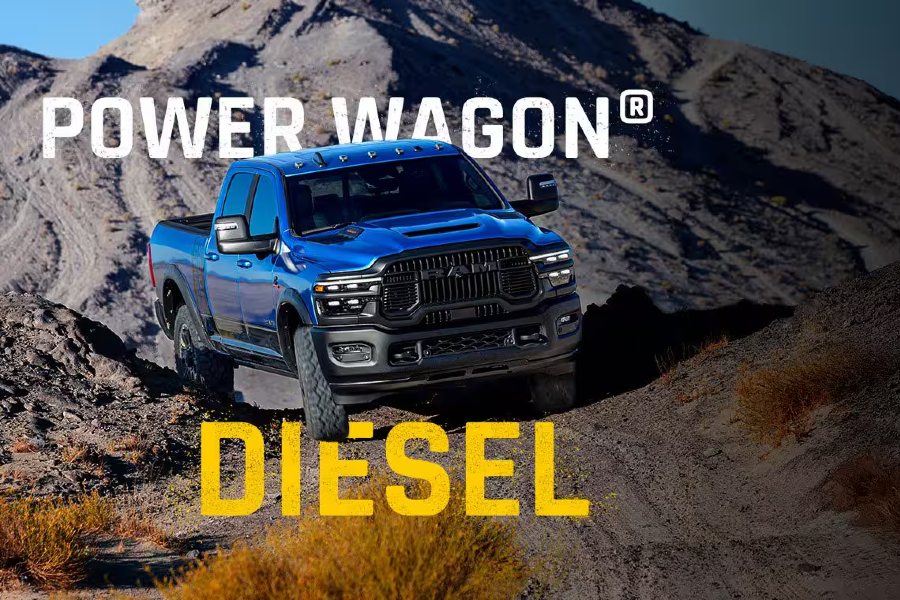 2026 RAM 2500 Power Wagon Diesel Exterior Passenger Side Front Angle