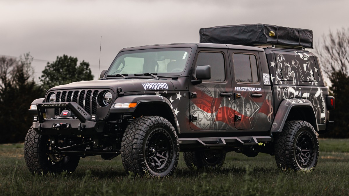 Custom Project Tribute Jeep Gladiator Exterior Driver Side Front Profile