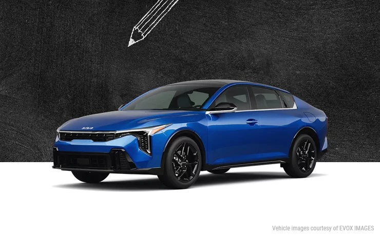 2026 Kia K4 LXS  Lease for $89 per month for 24 months with $5,100 due at signing for well qualified buyers