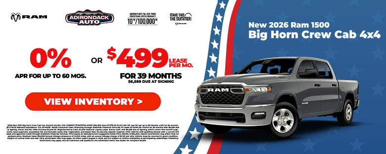 2026 RAM RAM 1500  Big Horn Crew Cab 4x4