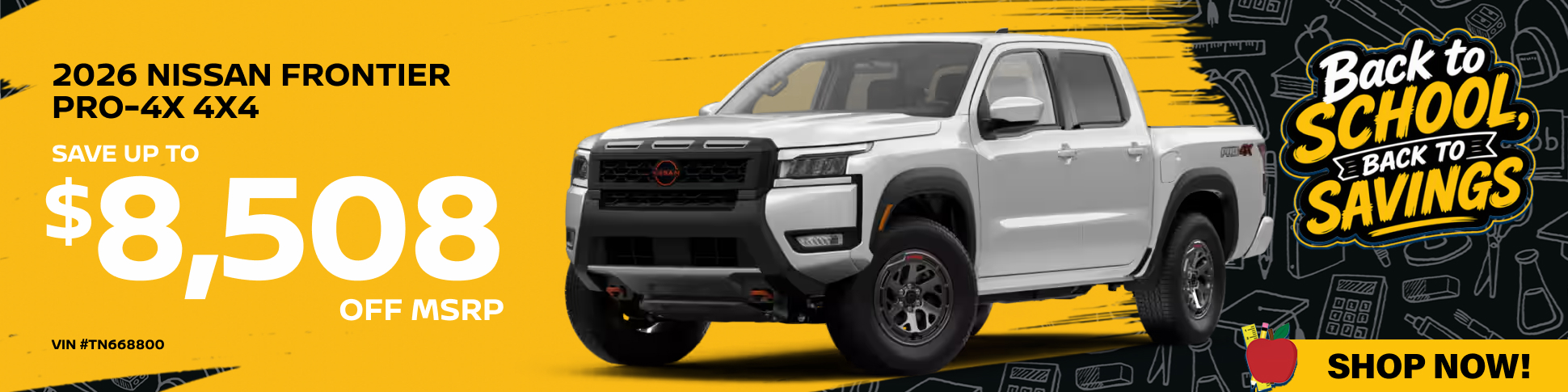 2026 NISSAN FRONTIER PRO-4X® 4X4 