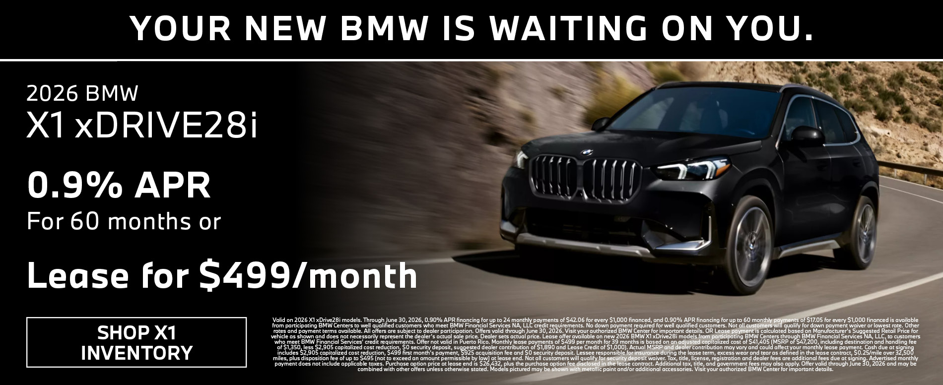2026 BMW X1 xDrive28i
