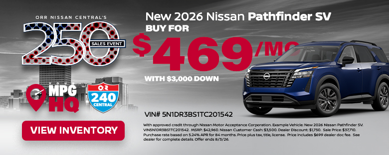 New 2026 Nissan Pathfinder