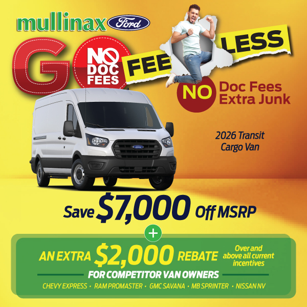 2025 Transit Cargo Van: Save $7,000 of MSRP