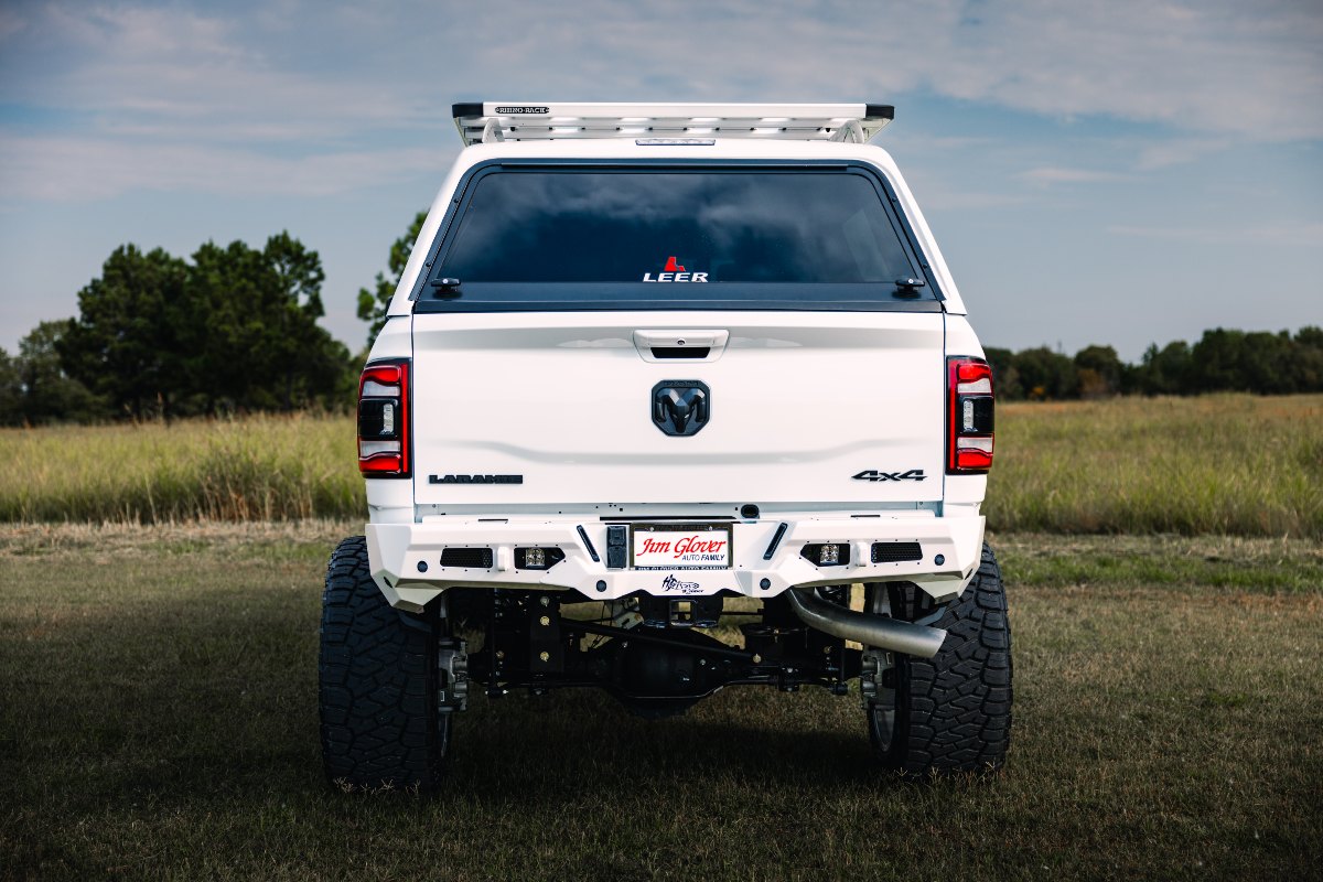Custom Vossen 8 Lug Pearl RAM 3500 Exterior Rear Fascia