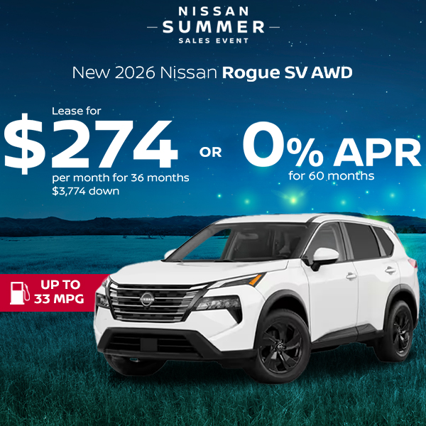 New 2026 Nissan Rogue SV AWD  