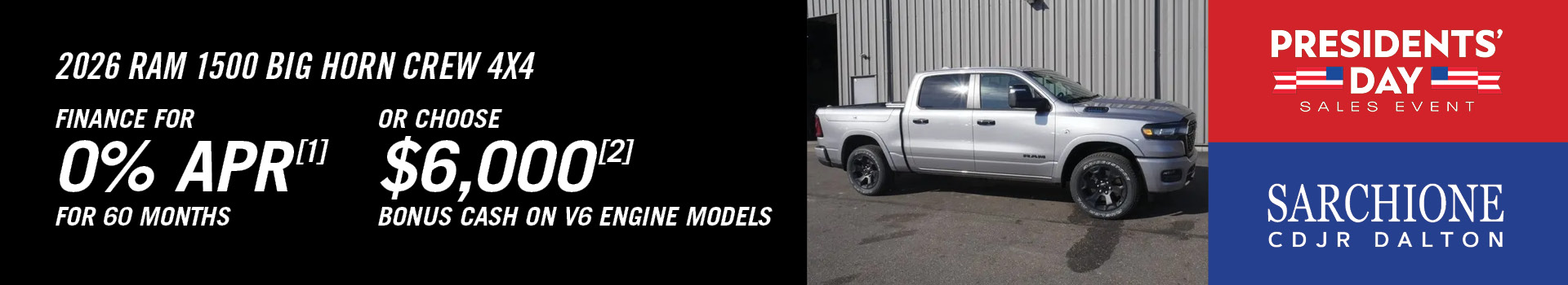 2026 RAM 1500 Big Horn Crew 4X4