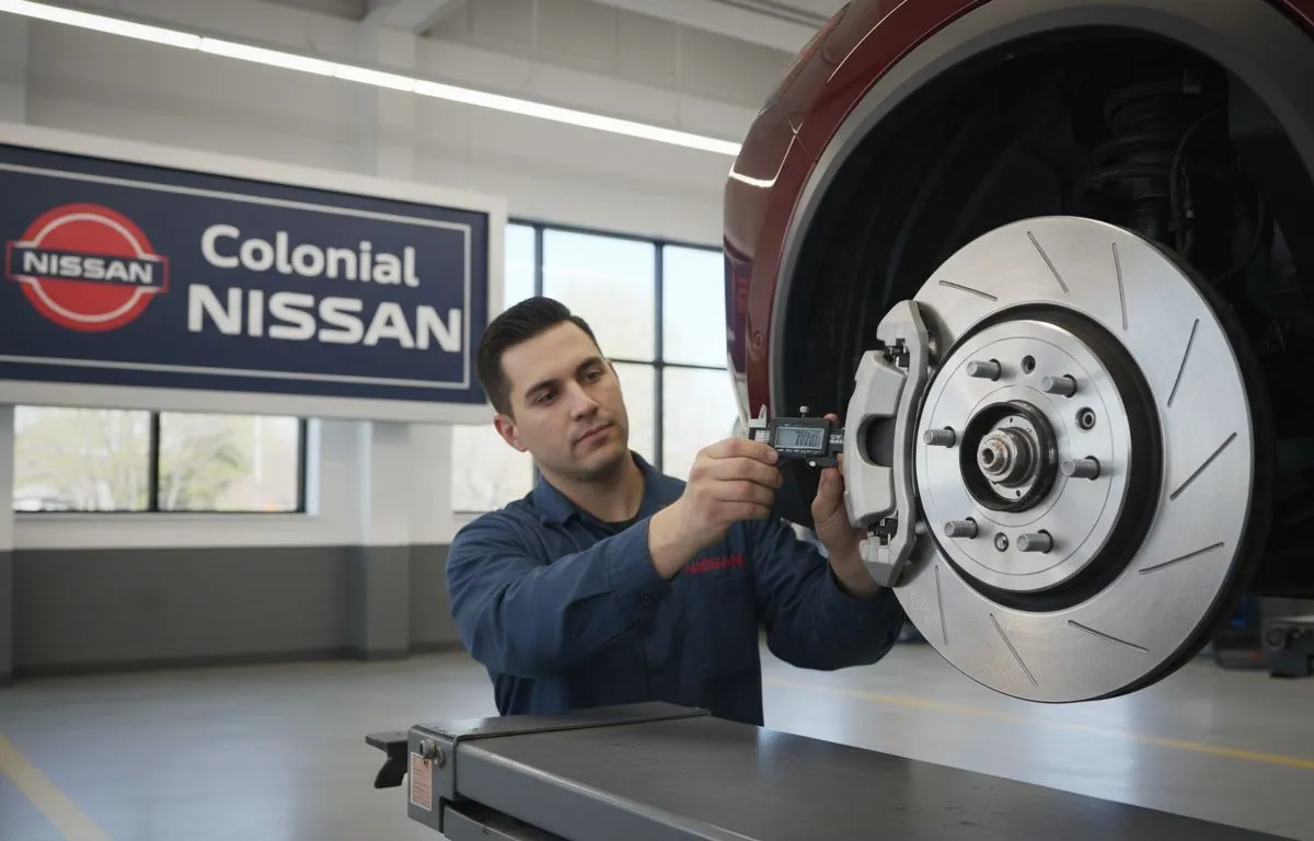 How do you maintain the brakes on a 2026 Nissan Rogue?