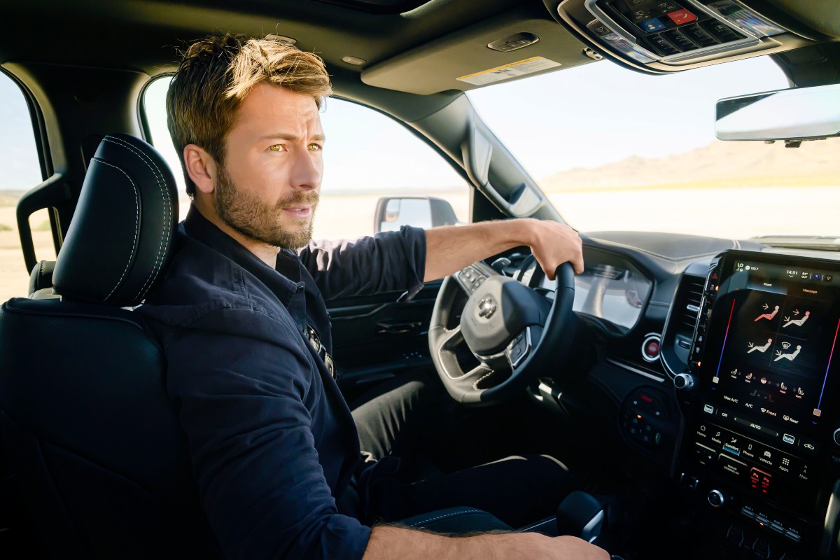 2025 RAM 1500 RHO Interior Cabin Dashboard Driven by Glen Powell