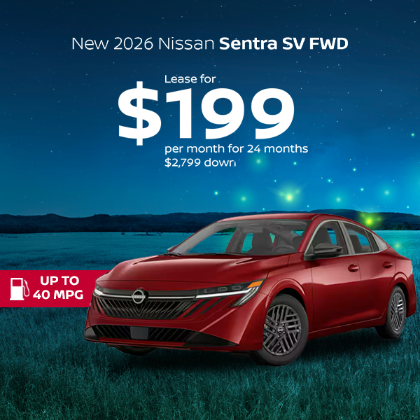 New 2026 Nissan Sentra SV FWD