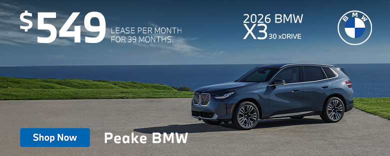 2026 BMW X3 Special Offer
