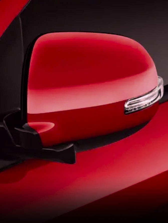 Available Power-Folding Side Mirrors
