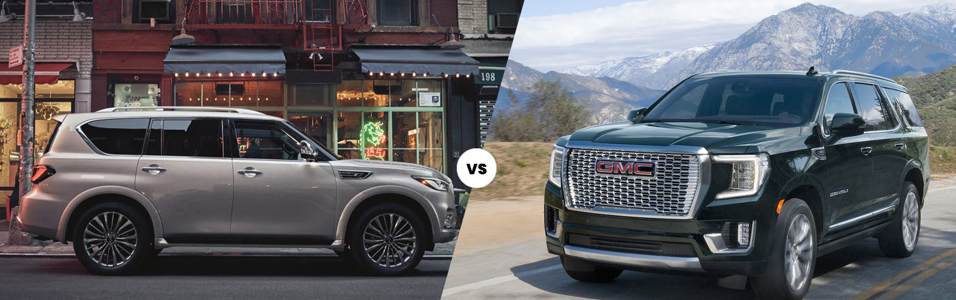 2021 INFINITI QX80 vs. 2021 GMC Yukon Denali