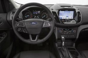 2017 Ford Escape front interior driver dash and infotainment system_o