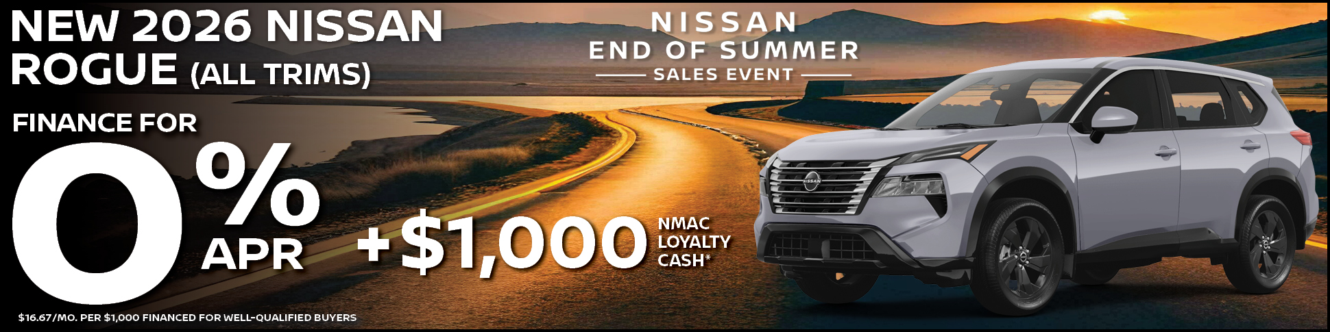 2026 Nissan Rogue (All Trims)