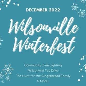 December 2022 Wilsonville Winterfest flyer