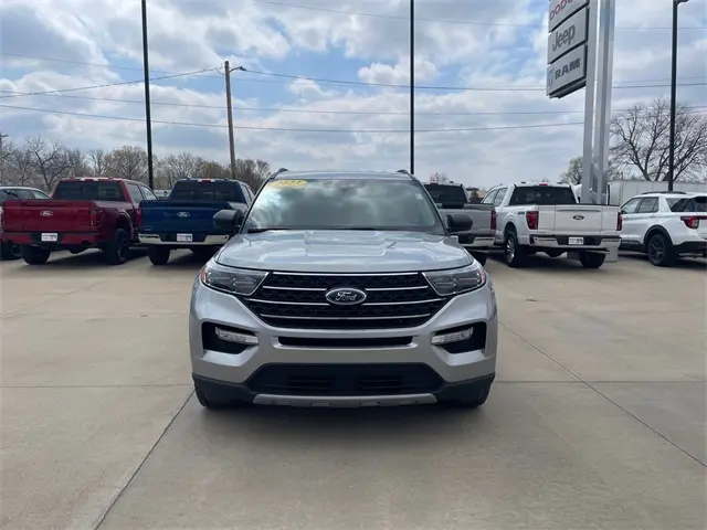 Used 2023 Ford Explorer XLT with VIN 1FMSK8DH6PGB41654 for sale in Oskaloosa, IA