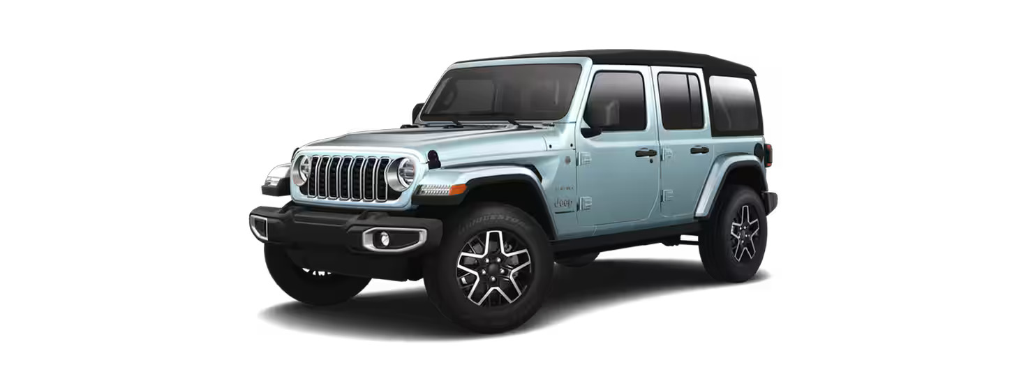 The Jeep Wrangler Sahara trim.