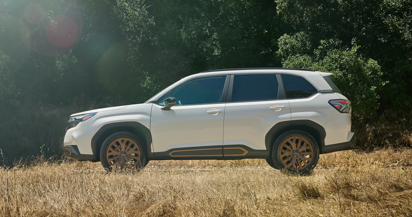 2025 Subaru Forester in Crystal White Pearl