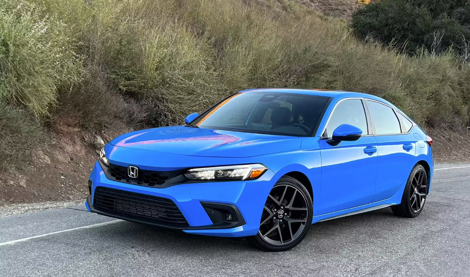 blue 2024 Honda Civic