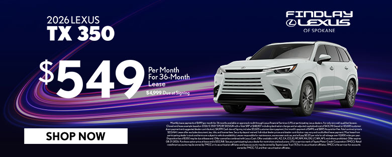 $549 Lease 2026 TX 350
