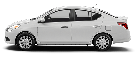 2017 Nissan Versa sedan in Fresh Powder