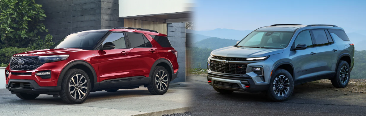 2024 Chevy Traverse vs 2024 Ford Explorer