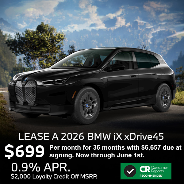 Lease the BMW iX in Roxbury NJ