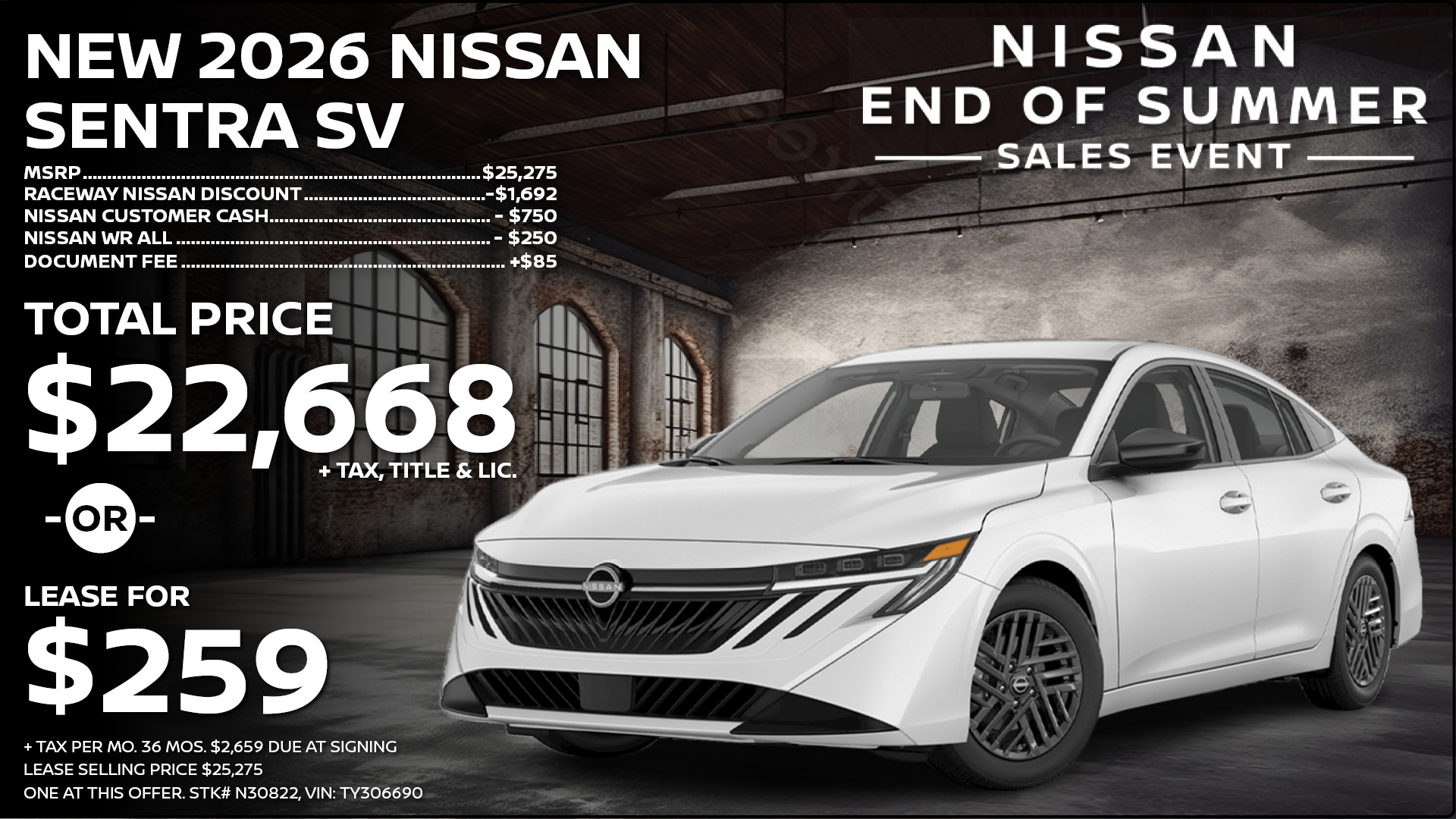 2026 Nissan Rogue SV APR Offer
