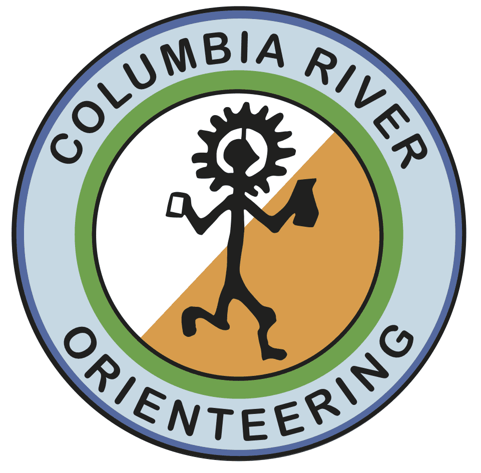 Columbia River Orienteering logo