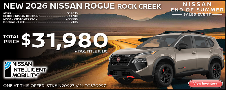 2026 Nissan Rogue SV