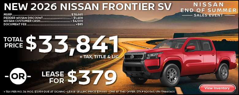 2026 Nissan Frontier SV