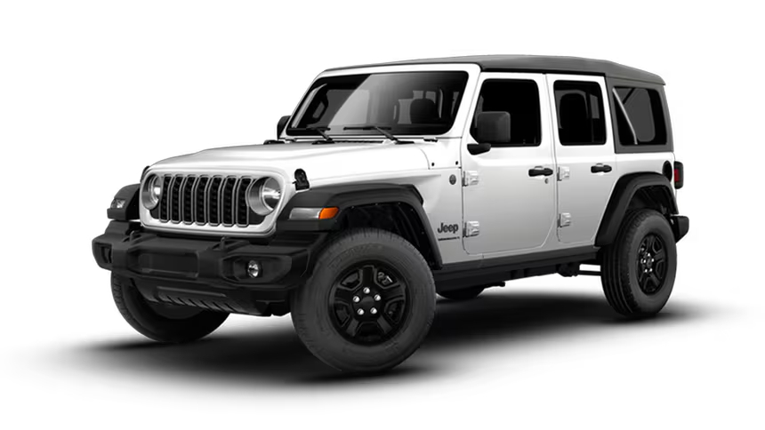 2026 Jeep Wrangler Sport Exterior Driver Side Front Profile
